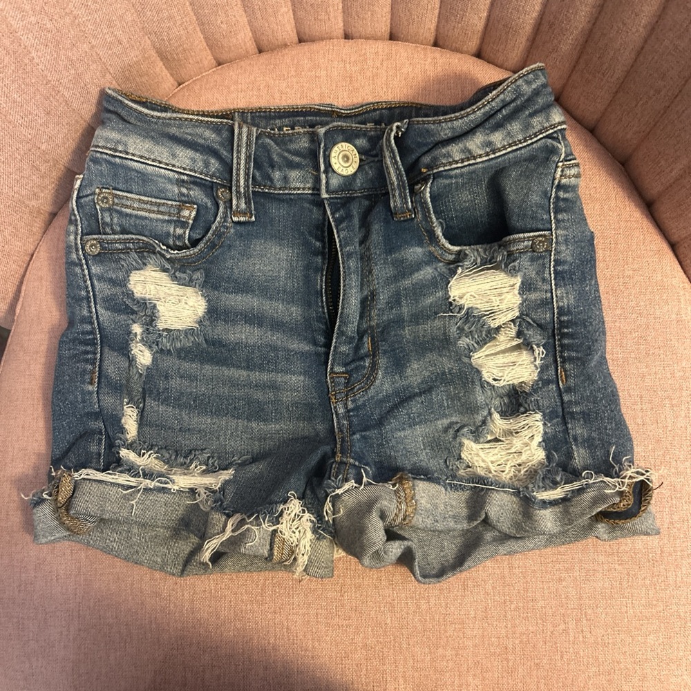 denim shorts